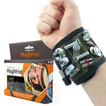 MagWrist Bracelet magnétique pour vis, clous, forets, idéal pour menuiserie, bricolage, électricien, mécanicien