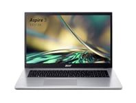 Acer Aspire 3 A317-54-73VM, Ordinateur Portable 17,3'' Full HD IPS, PC Portable (Intel Core i7-1255U, RAM 16 Go, SSD 512 Go, Intel Iris Xe Graphics, Windows 11), Laptop Gris, Clavier AZERTY (Français)