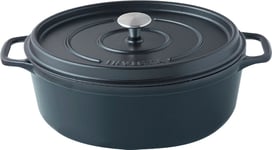 Invicta Cocotte ovale - Noir 8,5 l Ø 35 cm