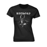 BATHORY - GOAT BLACK T-Shirt, Girlie with backprint Womens: 16