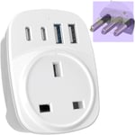 UK To Italy Plug Adapter with USB C | MyTravelPal® Travel Plug Adapter UK to | &