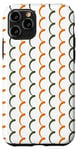 Coque pour iPhone 11 Pro Green Orange White Cyprus Curve Curl Loop Pattern