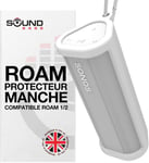 Étui Protecteur en Silicone Résistant pour Sonos Roam 2 | Nouvelle Couleur Blanche | avec Bouton Bluetooth pour Roam2 | Protégez Votre Haut-Parleur Bluetooth sans Fil avec Cette Housse