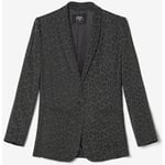 Veste Le Temps des Cerises  Veste blazer amelya en jacquard léopard