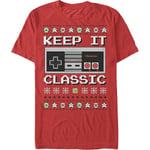 Keep It Classic Nintendo Christmas T-shirt XXXL