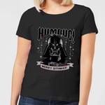 Star Wars Darth Vader Humbug Women's Christmas T-Shirt - Black - M