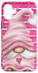 Coque pour iPhone 16 Plus Pink Gnome Valentines Day Decor For Women - Love Aesthetic