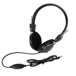 3,5 mm trådbundna Hd-ljudhörlurar Over Ear Headset Bas Hifi Musik Stereo Mikrofon Hörlurar Justerbart Headset för PC Mp3-telefon (FMY) Single plug3.5MM