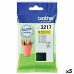 Original Ink Cartridge Brother LC3217 Yellow [5 Units]