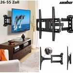 Upgraded Full Motion Swing Arm XL Long Extension Wall Mount TV Bracket 27-55"