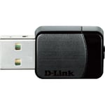 D-Link Mini AC Närverksadapter AC580 USB 2.0 - svart