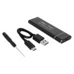 adaptateur PCIe M2 USB 3.1 vers M.2 NVME, boîtier externe Mobile SSD Type C, USB 3.1 GEN 2 m2 NVMe M Key