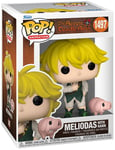 Figurine Funko Pop - The Seven Deadly Sins N°1497 - Meliodas Avec Hawk (75541)