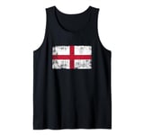 Vintage English Banner Fan England Flag Retro Tank Top