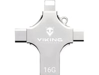 Pendrive Viking Viking Usb Flash Disk 16Gb S Konovkou Apple Lightning/Micro Usb/Usb/Usb-C