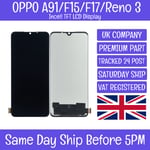 OPPO A91/F15/F17/Reno 3 Replacement TFT LCD Touch Screen Display Digitizer