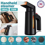 700W Portable Handheld Garment Clothes Steamer 180ML Fast Heat-up Home Travel UK