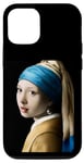 Coque pour iPhone 14 The Girl with a pearl earring La Jeune Fille à la perle