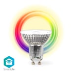 SmartLife LED Spot | Wi-Fi | GU10 | 345 lm | 4.9 W | RGB / Varm till cool vit | 2700 - 6500 K | Energiklass: G | Android / IOS