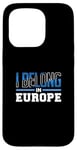 Coque pour iPhone 15 Pro Europe Lover Italie Allemagne Vacances European Vacay