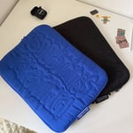 Broderimönster e proof Laptop Sleeve Case 11 13 14 tum Blue 13-14 inches