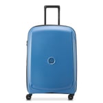 DELSEY PARIS - Belmont Plus - Valise soute Rigide Matière Recyclée et Recyclable 70x47x31 cm - 80 L - L - Bleu Zinc