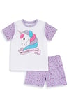 Chicco Pyjama court Licorne en coton léger, Pyjamas Fille, Lille, 4 ans