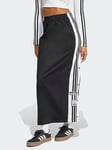 adidas Originals Adicolor Adibreak Maxi Skirt, Black, Size M, Women