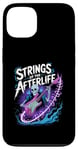 iPhone 13 Strings Of The Afterlife Skeleton Rocker Rock Music Case