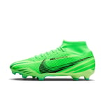 Nike Homme Zoom Superfly 9 Acad MDS FG/MG Chaussures de Football, Green Strike Black Stadium Green, 41 EU