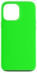 Coque pour iPhone 13 Pro Max Couleur vert citron simple