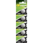 GP Lithium Cell CR2032, 3V, 5-pack /2188