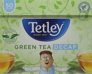 Tetley Decaf Pack of 300 Bags Total, green tea, 600 gram, Pack of 6