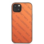 Coque Karl en TPU rigide pour Apple iPhone 13 mini 5,4 - orange