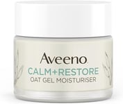 Aveeno Face Calm+Restore Oat Gel Moisturiser 1x 50ml, Face Moisturiser to Soothe