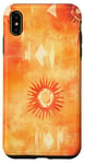 Coque pour iPhone XS Max Aquarelle orange motif ethnique IT Dead Lights