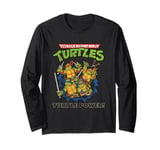 Teenage Mutant Ninja Turtles Distressed Turtle Power Long Sleeve T-Shirt