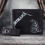 Officially licensed Metallica Black Album Wallet with Chain Boxed Gift