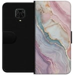 Tegnebogsetui til Xiaomi Redmi Note 9S med Marmor motiv