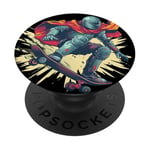 Skateboard Chivalry avec cool Knight PopSockets PopGrip Adhésif