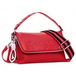 Sac Femme DESIGUAL Moitié Logo Venecia Femme Rouge - 24WAXPA0-3000-U