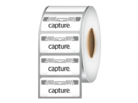 Capture - Permanent häftning - vit - 99 x 105 mm 1000 etikett (er) (1 rulle/rullar x 1000) box - RFID-etiketter