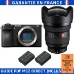 Sony Alpha 6700 ( A6700 ) + FE 12-24mm f/2.8 GM + 2 Sony NP-FZ100 + Guide PDF MCZ DIRECT '20 TECHNIQUES POUR RÉUSSIR VOS PHOTOS