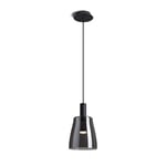 BELLINI M Lampe à suspension LED verre fumé noir 230V LED 5W 30° 3000K