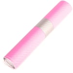 Tiga - Voiture Auto Véhicule diy 3D En Fiber De Carbone Vinyle De Voiture Wrap Rouleau Film Autocollant Autocollant 8 Couleurs (Rose, 5x200cm)