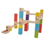 Marble Track Maze Game Wooden Marble Run Construction Pine Wood For Children