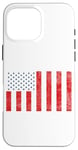 Coque pour iPhone 16 Pro Max Drapeau civil des États-Unis