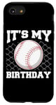 Coque pour iPhone SE (2020) / 7 / 8 It's My Birthday Baseball Lover Player Funny Boys Girls Kids