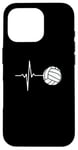 iPhone 16 Pro Volleyball Volleyball Player Heartbeat Volleyball Lover Case