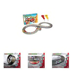 Scalextric G1154M Slot car Set + Mains Powered Track Piece (UK) Track Accessory + Track Extension Pack-Straights and Curves + Track Extension Pack-Stunt Loop